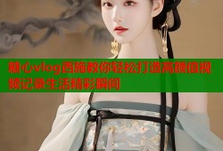 糖心vlog西施教你轻松打造高颜值视频记录生活精彩瞬间